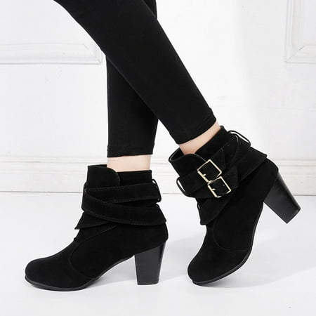 Zunfeo Women Ankle-High Boots- Fashion Casual Boots Solid Knee High Boots Walmart Exclusive Boots Christmas Gifts Clearance Black 7
Zunfeo Women Ankle-High Boots- Fashion Casual Boots Solid Knee High Boots Walmart Exclusive Boots Christmas Gifts Clearance Black 7