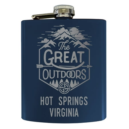 Hot Springs Virginia Laser Engraved Explore the Outdoors Souvenir 7 oz Stainless Steel 7 oz Flask Navy
Hot Springs Virginia Laser Engraved Explore the Outdoors Souvenir 7 oz Stainless Steel 7 oz Flask Navy