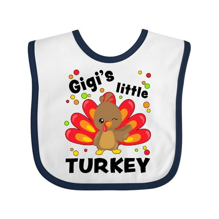 Inktastic Gigi s Little Turkey Gift Baby Boy or Baby Girl Bib 
Inktastic Gigi s Little Turkey Gift Baby Boy or Baby Girl Bib