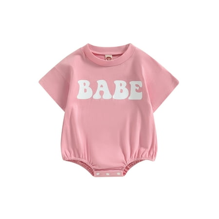 Toddler Baby Boy Girl Romper Letter Print Short Sleeve Bubble Romper Onesie Oversized Bodysuit Summer Clothes
Toddler Baby Boy Girl Romper Letter Print Short Sleeve Bubble Romper Onesie Oversized Bodysuit Summer Clothes