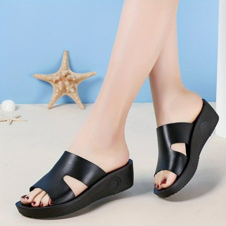Platform Slide Sandals Comfortable Open Toe Slip On Shoes Women‘s Casual Summer Shoes
Platform Slide Sandals Comfortable Open Toe Slip On Shoes Women‘s Casual Summer Shoes