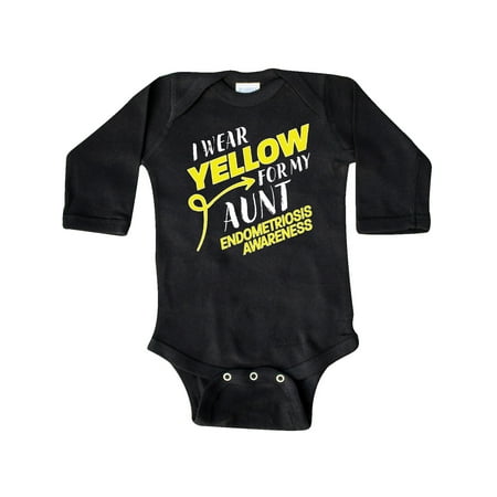 Inktastic I Wear Yellow for my Aunt- Endometriosis awareness Gift Baby Boy or Baby Girl Long Sleeve Bodysuit
Inktastic I Wear Yellow for my Aunt- Endometriosis awareness Gift Baby Boy or Baby Girl Long Sleeve Bodysuit