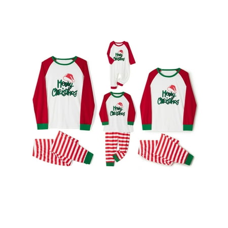 Liangchengmei Matching Family Pajamas Sets Christmas PJ s Letter Print Top and Striped Pants Jammies Sleepwear
Liangchengmei Matching Family Pajamas Sets Christmas PJ s Letter Print Top and Striped Pants Jammies Sleepwear