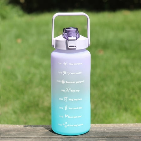 Gradient Color Plastic Water Bottle 2000ML Large Capacity Leakproof Water Bottle for Classroom Road Trips Traveling
Gradient Color Plastic Water Bottle 2000ML Large Capacity Leakproof Water Bottle for Classroom Road Trips Traveling