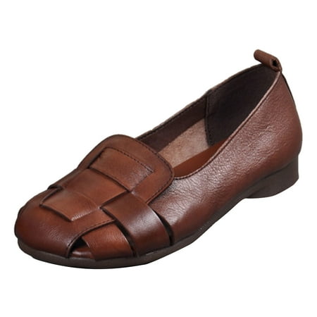 SEMIMAY Women Casual Shoes Fashion Four Seasons Shoes Simple Solid Color Retro Flat Comfortable Shoes
SEMIMAY Women Casual Shoes Fashion Four Seasons Shoes Simple Solid Color Retro Flat Comfortable Shoes