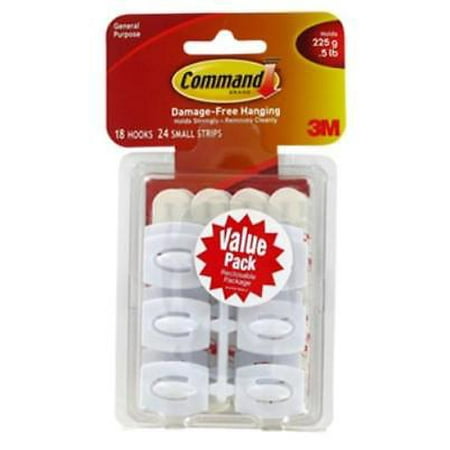 3M 17006-VP Command 3 Mini Hooks Value Pack Only One