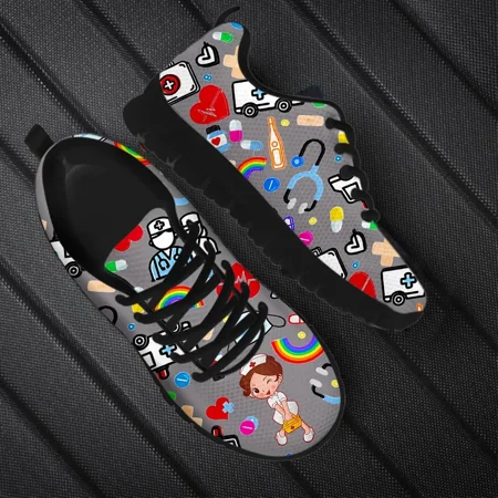 Nurse Girls Pattern Medical Print Women s Casual Sneakers Ladies Comfort Anti-Slip Flat Shoes Zapatos de enfermería
Nurse Girls Pattern Medical Print Women s Casual Sneakers Ladies Comfort Anti-Slip Flat Shoes Zapatos de enfermería