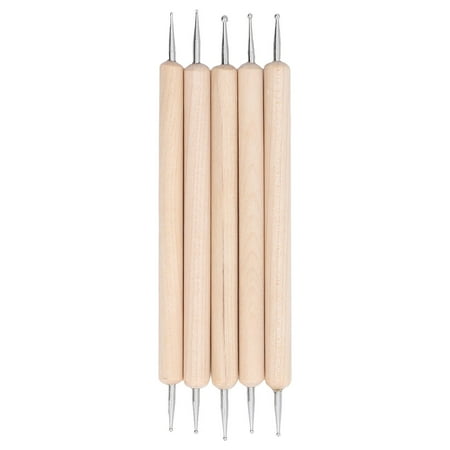 PAOMIAN 5Pcs Double End Tracing Dotting Stylus Beech Stainless Steel Indentation Pens for Painting Engraving
PAOMIAN 5Pcs Double End Tracing Dotting Stylus Beech Stainless Steel Indentation Pens for Painting Engraving