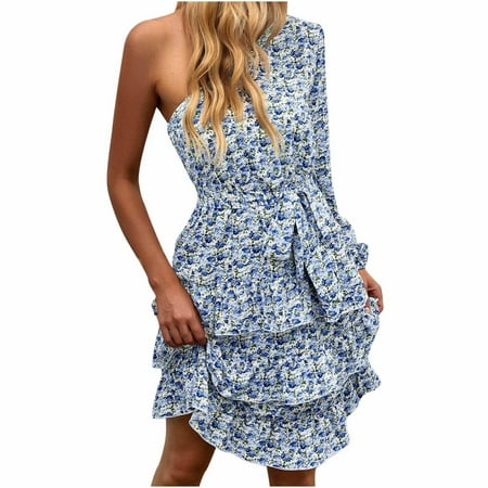 Formal Dresses for Women Prom Dresses for Women Womens Dress Pants Black Dress Ladies Slanted Shoulder Floral Half Open Collar Long Sleeve Mid Calf Dress on Clearance Dresses for Women Blue L
Formal Dresses for Women Prom Dresses for Women Womens Dress Pants Black Dress Ladies Slanted Shoulder Floral Half Open Collar Long Sleeve Mid Calf Dress on Clearance Dresses for Women Blue L