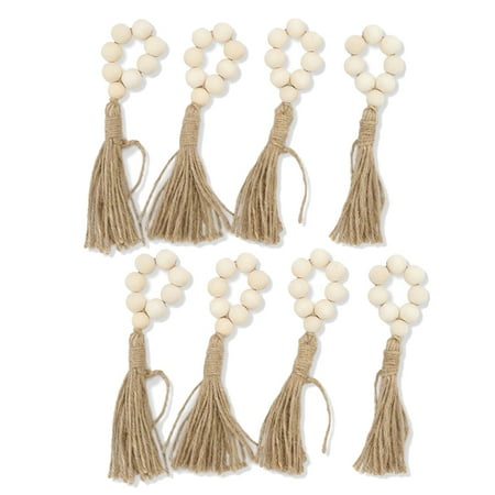 8PCS Tassels Wooden Bead Handmade Napkin Buckles Napkin Rings Farmhouse Natural White Wooden Beads Tassels
8PCS Tassels Wooden Bead Handmade Napkin Buckles Napkin Rings Farmhouse Natural White Wooden Beads Tassels