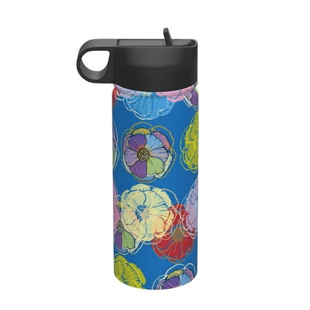 Qekee Colorful floral Print 18OZ Sports Insulated Kettle Coffee Mug Travel Tea Mug Thermos Cup 18 Stainless Steel Water Bottle For Running Hiking Cycling
Qekee Colorful floral Print 18OZ Sports Insulated Kettle Coffee Mug Travel Tea Mug Thermos Cup 18 Stainless Steel Water Bottle For Running Hiking Cycling