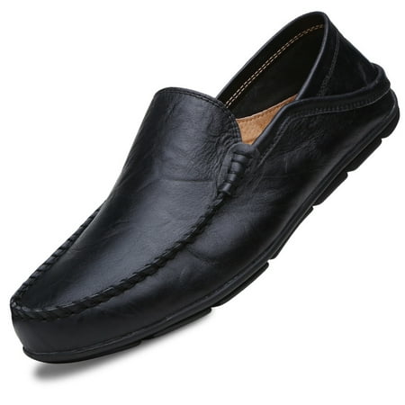Go Tour Men s Premium Genuine Hand-made Leather Casual Slip on Loafers Breathable Driving Shoes Fashion Slipper A Black 7.5/40
Go Tour Men s Premium Genuine Hand-made Leather Casual Slip on Loafers Breathable Driving Shoes Fashion Slipper A Black 7.5/40