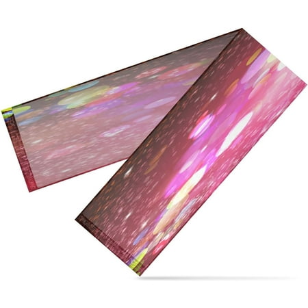 Abstract Shiny Bling Chiffon Table Runners Soft with Ribbon Fantasy Glitter Romantic Table Decorations for Weddings Baby Shower Birthday Party Holiday Decor 18x108 Inch
Abstract Shiny Bling Chiffon Table Runners Soft with Ribbon Fantasy Glitter Romantic Table Decorations for Weddings Baby Shower Birthday Party Holiday Decor 18x108 Inch