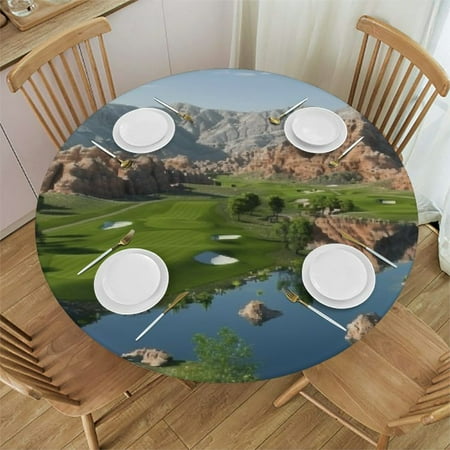 Orinice Mountain Pond Round Table Cover Stain Resistant Washable Indoor Outdoor Tablecloth Kitchen Dining Wedding Parties Table Cloth 100% Polyester Fiber 31-35
Orinice Mountain Pond Round Table Cover Stain Resistant Washable Indoor Outdoor Tablecloth Kitchen Dining Wedding Parties Table Cloth 100% Polyester Fiber 31-35