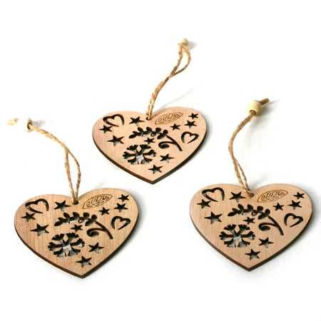 3pcs/set Vintage Christmas Heart Star Pendant with Rope Beads Ornament Wooden DI
3pcs/set Vintage Christmas Heart Star Pendant with Rope Beads Ornament Wooden DI