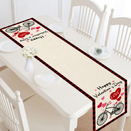 Valentines Day Table Runners 108 Inches Long Heart Gnomes Cotton Linen Table Runner Cloth Dresser Scarves Valentines Table Decorations for Coffee/Wedding/Holiday/Party/Dining
Valentines Day Table Runners 108 Inches Long Heart Gnomes Cotton Linen Table Runner Cloth Dresser Scarves Valentines Table Decorations for Coffee/Wedding/Holiday/Party/Dining
