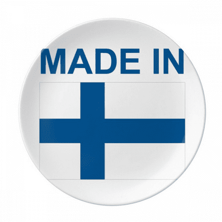 Finland Country Love Plate Decorative Porcelain Salver Tableware Dinner Dish