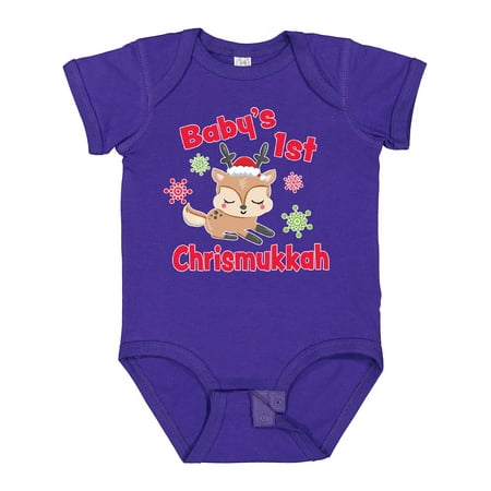 Inktastic Baby s 1st Chrismukkah with Cute Reindeer and Snowflakes Gift Baby Boy or Baby Girl Bodysuit
Inktastic Baby s 1st Chrismukkah with Cute Reindeer and Snowflakes Gift Baby Boy or Baby Girl Bodysuit