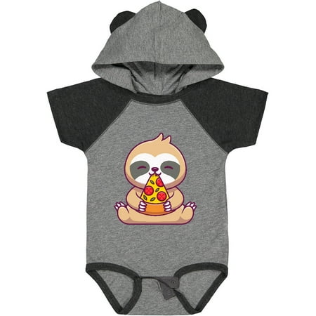 Inktastic Sloth Pizza Gift Baby Boy or Baby Girl Bodysuit