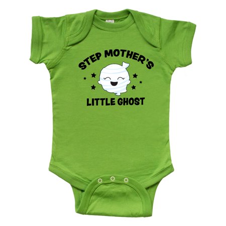 Inktastic Cute Step Mother s Little Ghost with Stars Gift Baby Girl Bodysuit