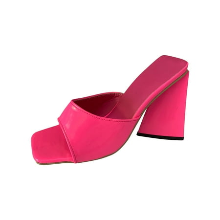 EQWLJWE Heels for Women Square Toe High Heels Fashion Fish Mouth Open Toe Triangular Heel Thick High Heel Sandals Trendy Casual Shoes
EQWLJWE Heels for Women Square Toe High Heels Fashion Fish Mouth Open Toe Triangular Heel Thick High Heel Sandals Trendy Casual Shoes