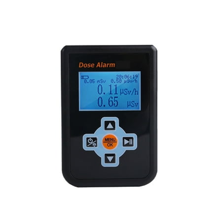 Docooler Portable Radiation Tester Digital Backlight Dose Alarm X/ γ/ Hard β Ray Detecting Current & Cumulative DER Display Geiger Counter Dosimeter Monitor for Electromagnetic Field Factory Steel Mi
Docooler Portable Radiation Tester Digital Backlight Dose Alarm X/ γ/ Hard β Ray Detecting Current & Cumulative DER Display Geiger Counter Dosimeter Monitor for Electromagnetic Field Factory Steel Mi