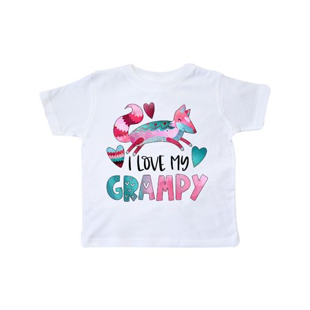 Inktastic I Love My Grampy Pink and Blue Fox with Hearts Gift Toddler Boy or Toddler Girl T-Shirt
Inktastic I Love My Grampy Pink and Blue Fox with Hearts Gift Toddler Boy or Toddler Girl T-Shirt