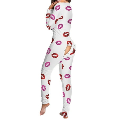 Ladies Round Neck Long-Sleeved Trousers One-Piece One-Piece Cute Printed Basic Pajamas
Ladies Round Neck Long-Sleeved Trousers One-Piece One-Piece Cute Printed Basic Pajamas