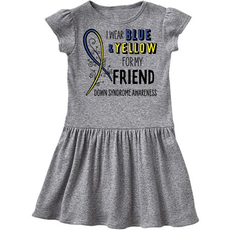 Inktastic I Wear Blue and Yellow for my Friend- Down Syndrome awareness Gift Toddler Girl Dress
Inktastic I Wear Blue and Yellow for my Friend- Down Syndrome awareness Gift Toddler Girl Dress