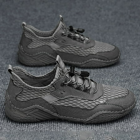 PEASKJP Hiking Shoes Men Sport Sneakers Comfortable Trainers Sneakers Running Sneakers Grey 9
PEASKJP Hiking Shoes Men Sport Sneakers Comfortable Trainers Sneakers Running Sneakers Grey 9