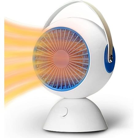 Mini Desktop Heater with Thermostat 1300W Portable Space Heater PTC Ceramic Heater Tip-Over Overheat Protection Small Space Heaters for Indoor Use Personal Heater for Office Bedroom
Mini Desktop Heater with Thermostat 1300W Portable Space Heater PTC Ceramic Heater Tip-Over Overheat Protection Small Space Heaters for Indoor Use Personal Heater for Office Bedroom