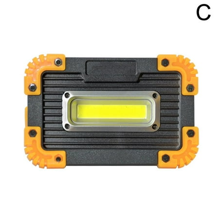 COB LED Battery Work Light Construction Spotlight Floodlight SpotligL7 Lamp P5V2