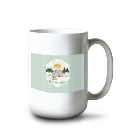 15 fl oz Ceramic Mug New Hampshire Happy Camper Tent Distressed Vector Shape Contour Dishwasher & Microwave Safe
15 fl oz Ceramic Mug New Hampshire Happy Camper Tent Distressed Vector Shape Contour Dishwasher & Microwave Safe
