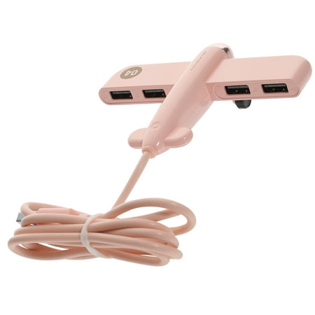 TOYMYTOY 4 USB 2.0 1 to 4 Creative Airplane Design Multi-function Charger Converter Extension Line Expansion Multi-port HUB Hub (Pink)
TOYMYTOY 4 USB 2.0 1 to 4 Creative Airplane Design Multi-function Charger Converter Extension Line Expansion Multi-port HUB Hub (Pink)