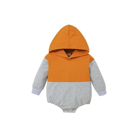 One opening Baby Girl Boys Fall Winter Romper Tops Long Sleeve Hooded Front Crotch Button Color Matching Casual Bodysuit Tops For Toddler Kids
One opening Baby Girl Boys Fall Winter Romper Tops Long Sleeve Hooded Front Crotch Button Color Matching Casual Bodysuit Tops For Toddler Kids