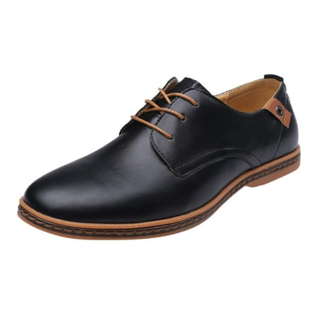 Hueook Mens Dress Shoes Fashion Casual Solid Lace Up Leather Wedding Shoes Male Business Shoes Walking Shoes for Men
Hueook Mens Dress Shoes Fashion Casual Solid Lace Up Leather Wedding Shoes Male Business Shoes Walking Shoes for Men