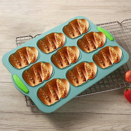 Meizhencang 9 Grids Non-stick Bread Baking Tray Anti-deformation Silicone Fashion Bakeware Bread Baking Mold for Indoor
Meizhencang 9 Grids Non-stick Bread Baking Tray Anti-deformation Silicone Fashion Bakeware Bread Baking Mold for Indoor