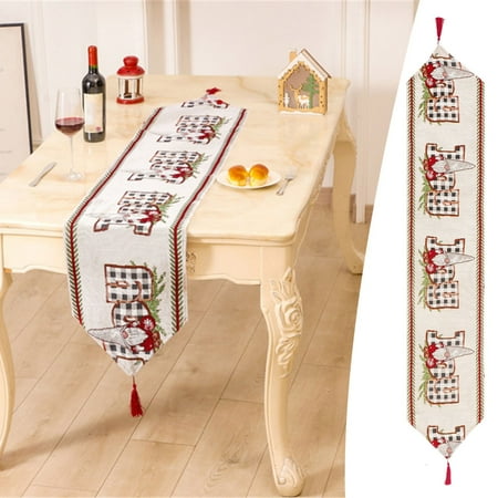 Mishuowoti Merry Christmas Table Runner Tablecloth Fabric Table Decoration For Indoor Outdoor Restaurant Wedding Table Party Decoration
Mishuowoti Merry Christmas Table Runner Tablecloth Fabric Table Decoration For Indoor Outdoor Restaurant Wedding Table Party Decoration