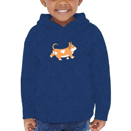Cute Corgi Dog Walking Hoodie Toddler -Image by Shutterstock 5 Toddler