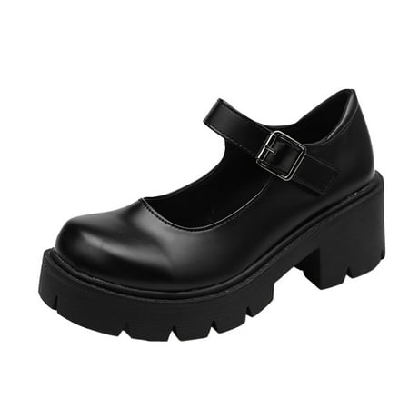 casual shoes for Women Women s Ladies Fashion Casual Vintage Platform Thick Heels Black Leather Shoes PU Dress Sandals for Women Black
casual shoes for Women Women s Ladies Fashion Casual Vintage Platform Thick Heels Black Leather Shoes PU Dress Sandals for Women Black