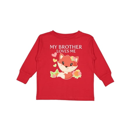 Inktastic My Brother Loves Me- Little Fox Gift Toddler Boy or Toddler Girl Long Sleeve T-Shirt
Inktastic My Brother Loves Me- Little Fox Gift Toddler Boy or Toddler Girl Long Sleeve T-Shirt
