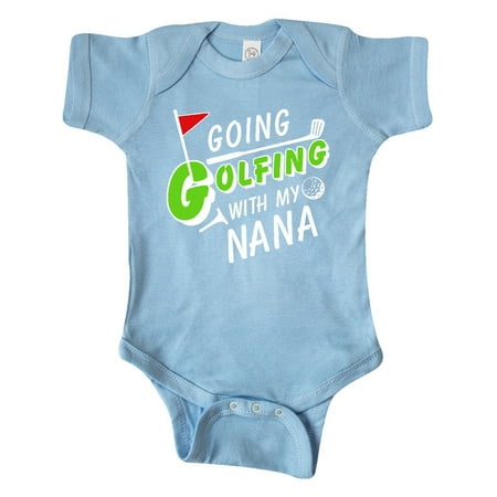 Inktastic Going Golfing with my Nana- kids golf Gift Baby Boy or Baby Girl Bodysuit
Inktastic Going Golfing with my Nana- kids golf Gift Baby Boy or Baby Girl Bodysuit