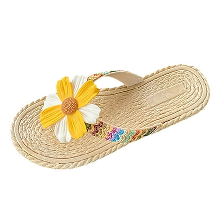 nsendm Female Shoes Adult Winter Home Slippers for Women Fresh Flowers In Summer New Fairy Style Versatile Soft Bottomed Ladies Slippers for Women Yellow 6.5
nsendm Female Shoes Adult Winter Home Slippers for Women Fresh Flowers In Summer New Fairy Style Versatile Soft Bottomed Ladies Slippers for Women Yellow 6.5