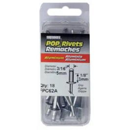 5PC FPC FPC FPC62A Surebonder Pop Rivet Short 1/8 Inch Aluminum (Case of 5)