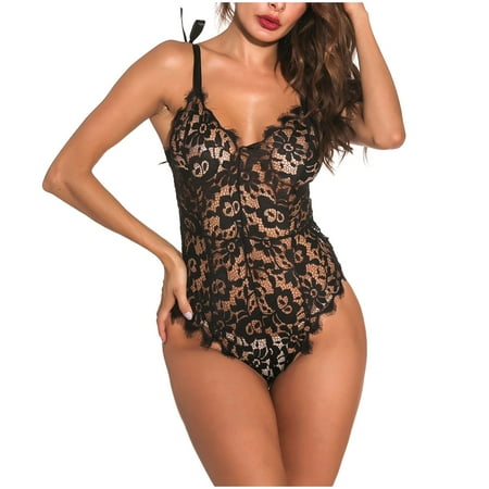 Otvok Clearance Sexy Lingerie Deep V Mesh See-Through Sexy Pajamas Elastic Sling One-Piece
Otvok Clearance Sexy Lingerie Deep V Mesh See-Through Sexy Pajamas Elastic Sling One-Piece