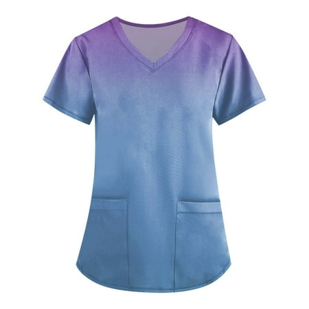 Bicoasu Womens Scrub_Tops Animal Print Fashion V Neck Short Sleeve Uniform T-Shirts Tunic Blouse with Pocket Blue XXL
Bicoasu Womens Scrub_Tops Animal Print Fashion V Neck Short Sleeve Uniform T-Shirts Tunic Blouse with Pocket Blue XXL