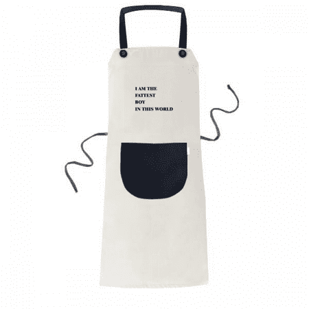 I Am The Fattest Boy Apron Adjustable Bib Cotton Linen BBQ Kitchen Pocket Pinafore
I Am The Fattest Boy Apron Adjustable Bib Cotton Linen BBQ Kitchen Pocket Pinafore