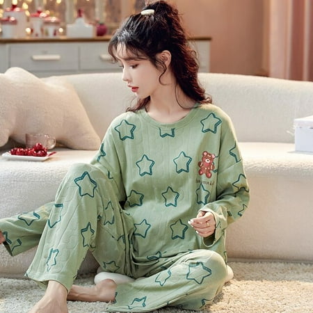 QWZNDZGR Spring Autumn Polyester Cartoon Girls Cheap Pajama Sets Women Pyjamas Plaid Sleepwear Pijama Mujer Homewear Clothing Nightwear
QWZNDZGR Spring Autumn Polyester Cartoon Girls Cheap Pajama Sets Women Pyjamas Plaid Sleepwear Pijama Mujer Homewear Clothing Nightwear