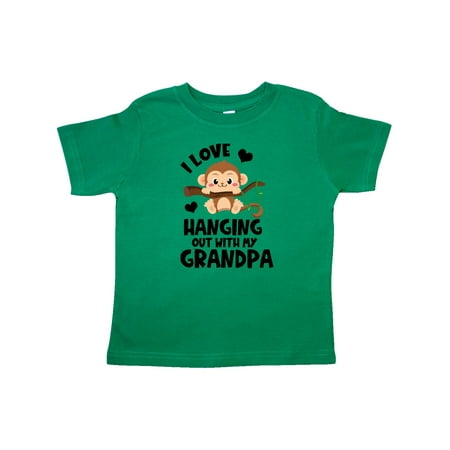 Inktastic Monkey I Love Hanging out with My Grandpa Gift Toddler Boy or Toddler Girl T-Shirt
Inktastic Monkey I Love Hanging out with My Grandpa Gift Toddler Boy or Toddler Girl T-Shirt