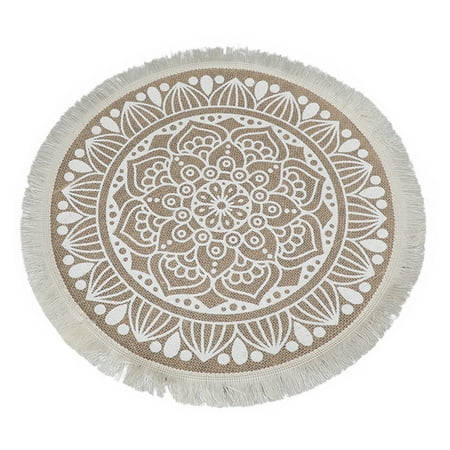 Xinhuaya Round linen Placemat Coaster Anti-hot Restaurant Dining Table Mat For Coffee Tables Tableware Plates Kitchen Accessories
Xinhuaya Round linen Placemat Coaster Anti-hot Restaurant Dining Table Mat For Coffee Tables Tableware Plates Kitchen Accessories